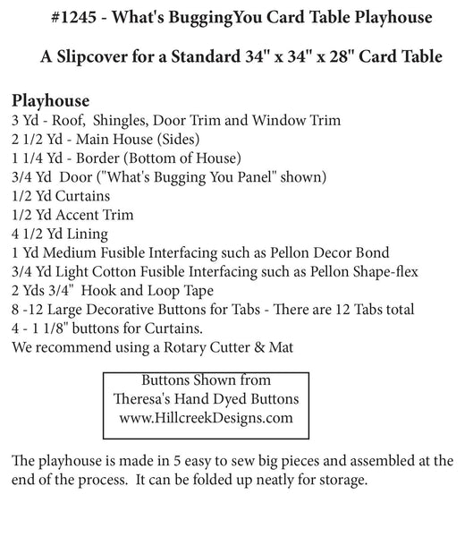 Card Table Play House