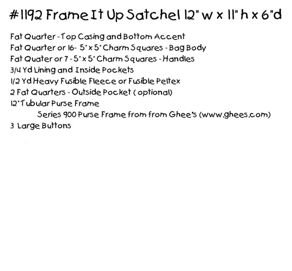 Frame It Up Satchel
