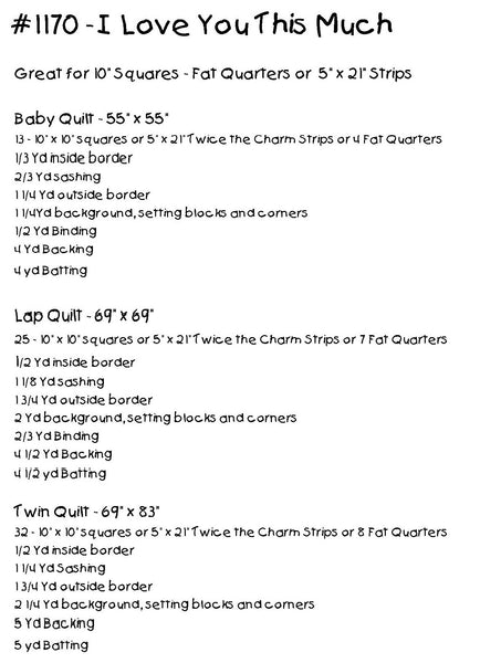 I Love You This Much