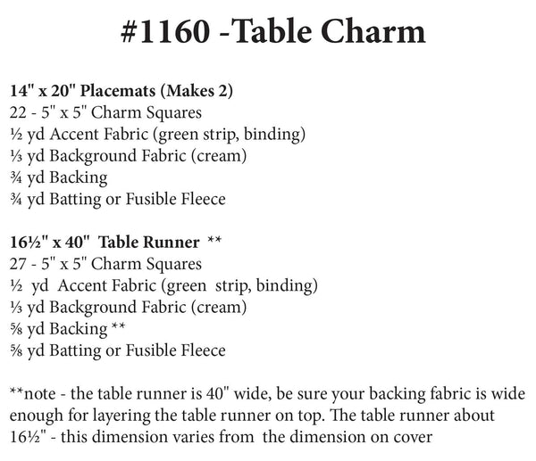 Table Charm