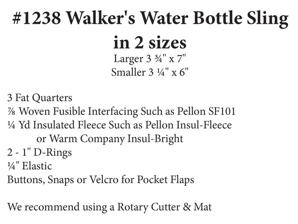 Walker's Water Bottle Sling