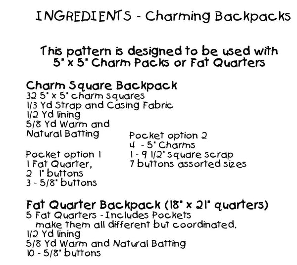 Charming Backpacks