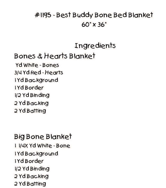 Best Buddy Bone Blanket