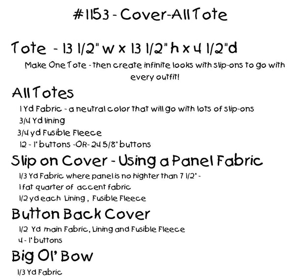 Cover-All Tote