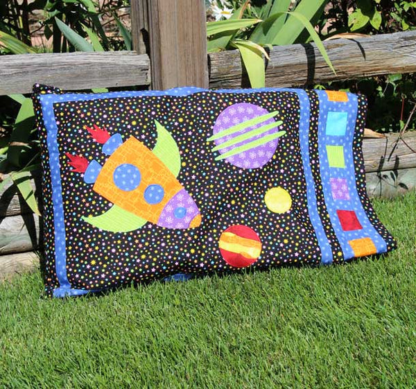 Space Trip Quilt and Pillow Case