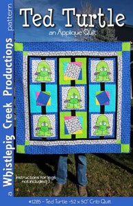 Ted Turtle Crib Quilt