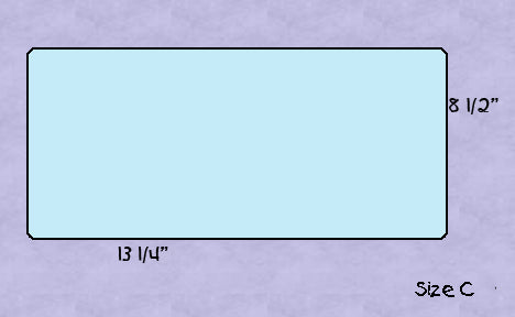 SagNot Size C - 8½" x 13¼"